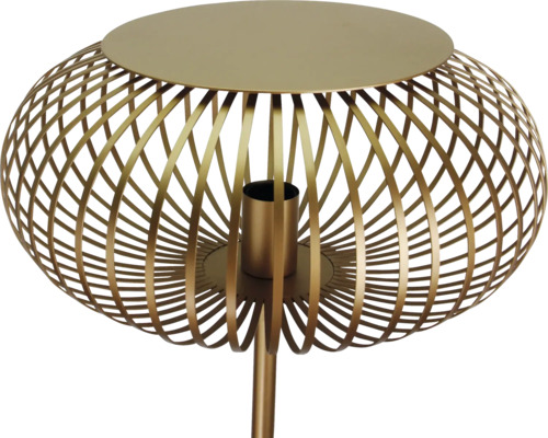 Decoratieve staande lamp met metalen frame