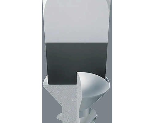 Close-up van een schroef met schroevendraaieraansluiting