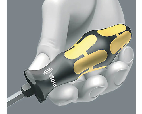 Wera schroevendraaierhandvat in hand