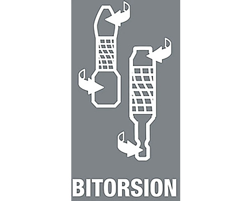 Bitorsie symbool: Draaimomentvering voor schroefbits