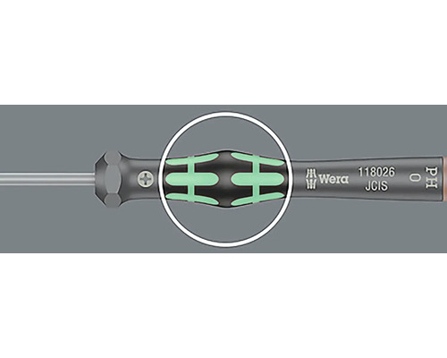 Wera schroevendraaier met gripdetails