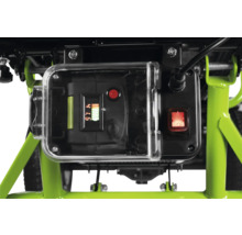 Batterij-indicator en schakelaar van een kruiwagen