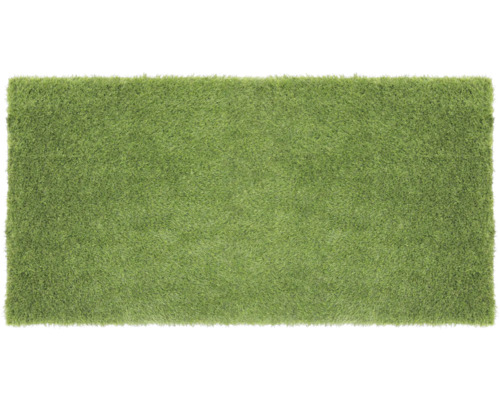 Groen vloerkleed met franjes