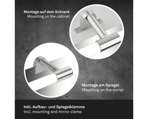 Bevestigingsset voor kast en spiegel