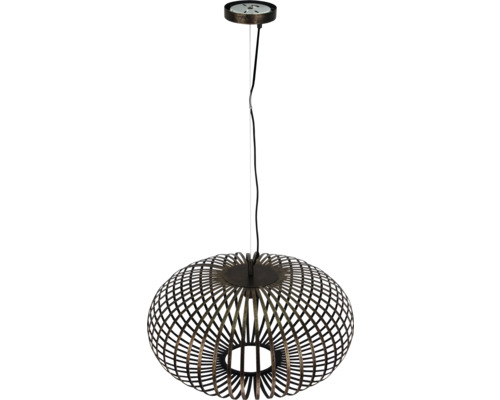 Hanglamp met open, bolvormige lampenkap