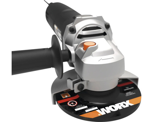 Elektrische haakse slijper met zijhandgreep van Worx