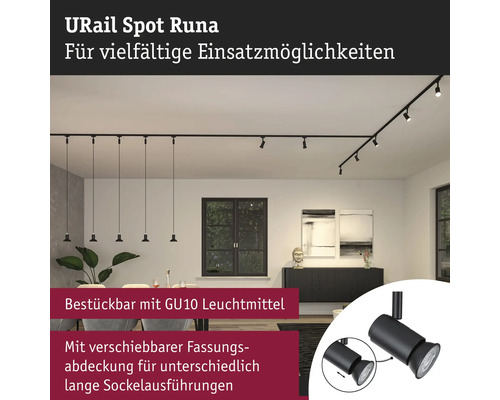 URail Spot Runa verlichtingssysteem in kamer
