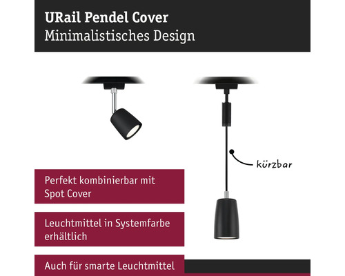 URail Pendel Cover voor minimalistisch design