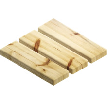 Drie houten latten