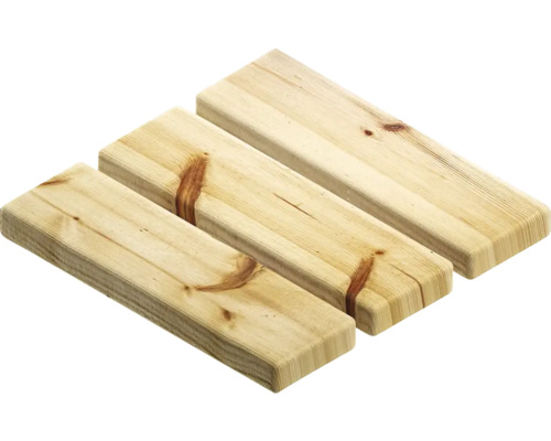 Drie houten latten
