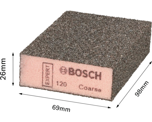 Bosch schuurspons Expert schuurmiddel, korrel 120