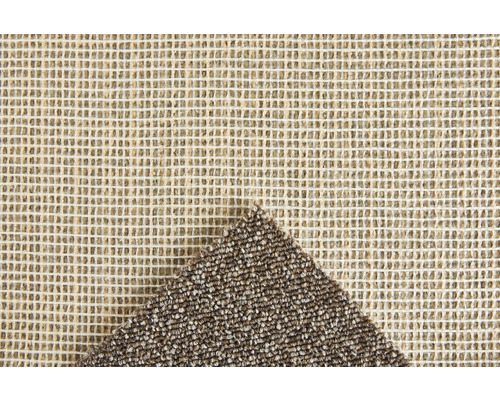 Detail van een tapijt met textielrug