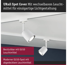 URail spots met GU10 lampen aan een rail
