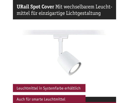 URail Spot Cover met lichtbron voor lichtontwerp