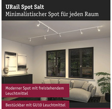 URail Spot Salt verlichtingssysteem in de woonkamer