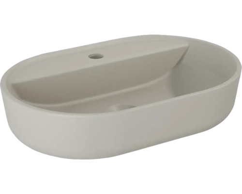 Opzetwastafel van keramiek, ovale vorm