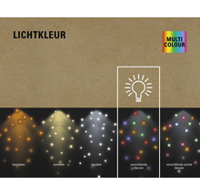 Verschillende lichtkleuren weergegeven
