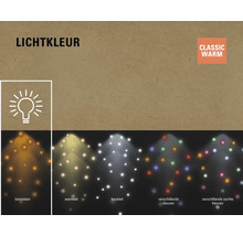 Lichtkleuren van verschillende lampen weergegeven