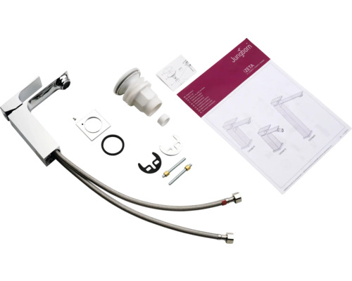 Jungborn Zeta wastafelkraan en accessoires