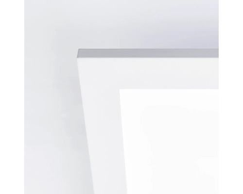 Detailaanzicht van een witte plaat met een zilverkleurige rand