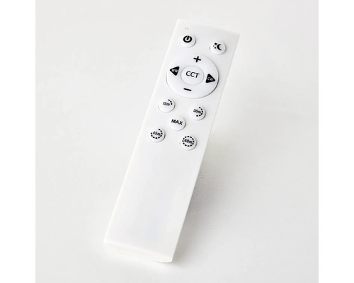 Witte afstandsbediening voor lampen met verschillende functieknoppen