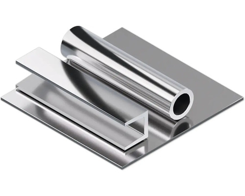 Diverse metalen profielen: plaat, U-profiel, buis