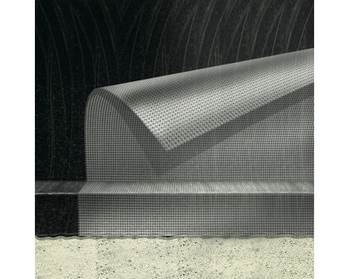 Close-up van een bouwafdichting met weefsel