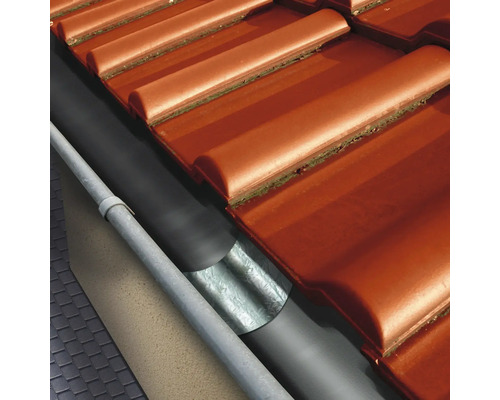 Dakpannen met pijpdoorvoer en afdichting