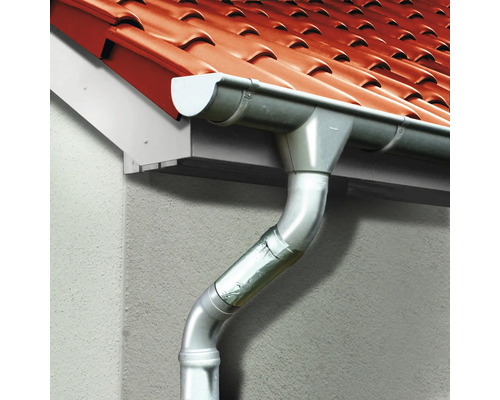 Dak met dakgoot en regenpijp