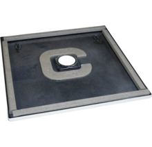 KALDEWEI Douchebakdrager voor Conoflat 35x100 cm