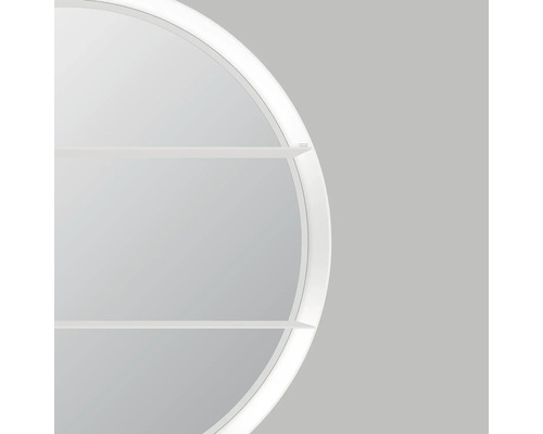 Ronde spiegelkast met twee planken