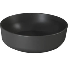 Zwarte ronde schaal