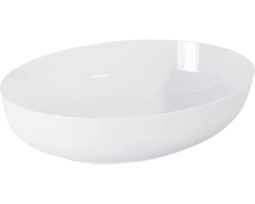 Witte keramische schaal