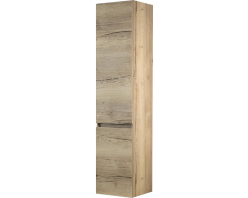 Houten kolomkast voor badkamer