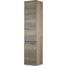 Hoge badkamerkast in houtdesign