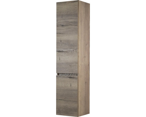 Hoge badkamerkast in houtdesign