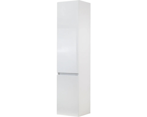 Witte badkamerhoge kast met twee deuren