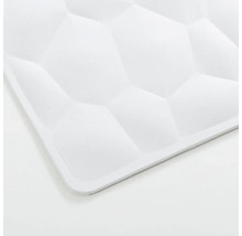 Witte 3D wandpanelen met geometrisch patroon