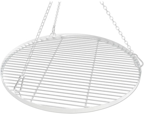 Rond grillrooster met kettingophanging voor barbecues