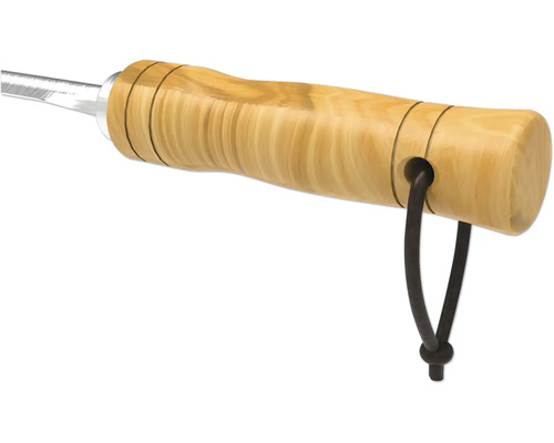 Steekbeitel met houten handvat en ophangoog