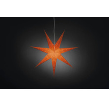 Oranje papieren ster ter decoratie