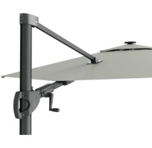 SOLUNA Zweefparasol Led beige Ø 300 cm
