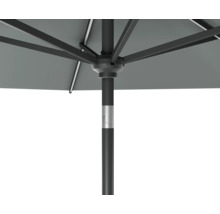 SOLUNA Parasol LED antraciet Ø 300 cm