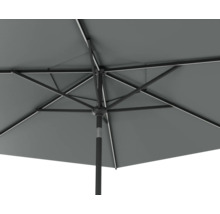 SOLUNA Parasol LED antraciet Ø 300 cm