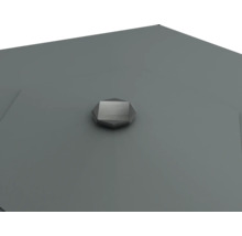 SOLUNA Parasol LED antraciet Ø 300 cm