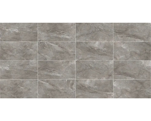 Grijze wandtegels met marmerlook