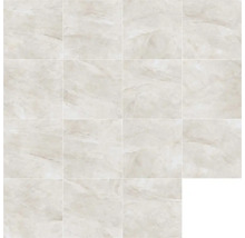 Installatie van wandtegels met marmerlook