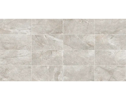 Rechthoekige keramische tegels met steenlook, gelegd