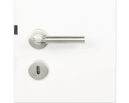 Roestvrijstalen deurbeslag met deurkrukset