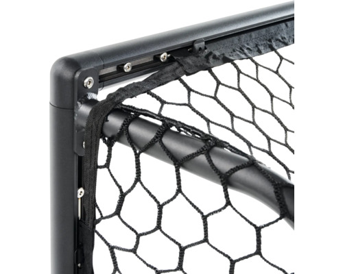 Detailopname van een bagagenet met frame